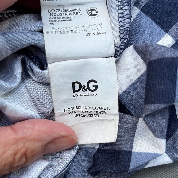 Dolce and Gabbana 100% cotton polo size 54 - Picture 10 of 10
